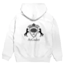 AtCoderのAtCoderロゴグッズ Hoodie:back