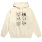 小鳥と映画館のフレーメンの猫たち Hoodie