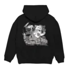 OGR Labのロボット猫と少女 Hoodie:back