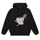 香モン ブランドの【ふわわ】白② Hoodie