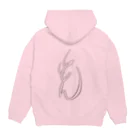 しもんのアイテムのしもんひらがな Hoodie:back