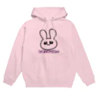 ゆるいぐっずを生み出す母のヒモになりたいうさぎのグッズロゴモジ Hoodie