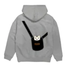 すとろべりーガムFactoryの猫専用バッグ Hoodie:back