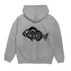 黎明珈琲専売所のVD FISHING CLUB クロタイッチ Hoodie:back