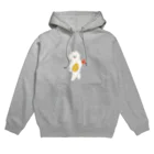 SUIMINグッズのお店の【中】エビフライをさわやかに運ぶねこ Hoodie
