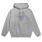 緑茶　のハート　手　くもの巣 Hoodie