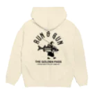 The golden pass.の釣り柴犬 Hoodie:back