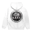 愛媛県の四駆とキャンプを愛する会のEARC(迷彩柄) Hoodie:back
