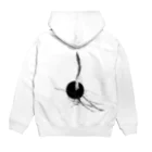 tasiのあがべ のね 〈mono maru〉 Hoodie:back