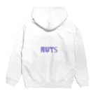 ill nutsのnuts 紫 Hoodie:back