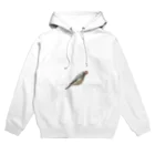 smartGIFT(ささやかな贈り物)の？シルバー文鳥 Hoodie