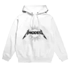 AhodesuのAhodesu logo白 Hoodie