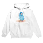 まめるりはことりのブルーマメルリハ【まめるりはことり】 Hoodie