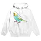 まめるりはことりのごきげんセキセイインコ【まめるりはことり】 Hoodie