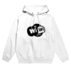押し売り洋品店『ボルゾ』のFree Wi-Wi（黒抜き） Hoodie