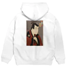 Rigelの【東洲斎写楽】三世市川八百蔵の田辺文蔵 Hoodie:back