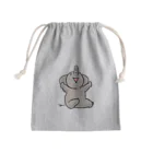 ぱをみせのハッピーなゾウさん Mini Drawstring Bag