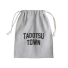 JIMOTOE Wear Local Japanの多度津町 TADOTSU　TOWN Mini Drawstring Bag