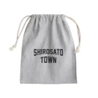 JIMOTOE Wear Local Japanの城里町 SHIROSATO TOWN Mini Drawstring Bag