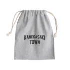 JIMOTOE Wear Local Japanの金ケ崎町 KANEGASAKI TOWN Mini Drawstring Bag