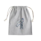 mabo_familyshopのムキムキ兎 Mini Drawstring Bag