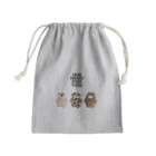 mojojojoの3匹 Mini Drawstring Bag