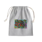 どりほぷのキビレ Mini Drawstring Bag