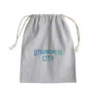 JIMOTOE Wear Local Japanの宇都宮市 UTSUNOMIYA CITY Mini Drawstring Bag