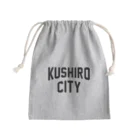 JIMOTOE Wear Local Japanの釧路市 KUSHIRO CITY Mini Drawstring Bag