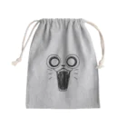 ねむ吉屋のどアップ猫ちゃん Mini Drawstring Bag