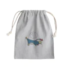 ひよこ男爵とまだむにゃんの皇帝ペンギンくん Mini Drawstring Bag