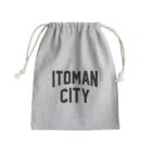 JIMOTOE Wear Local Japanの糸満市 ITOMAN CITY Mini Drawstring Bag