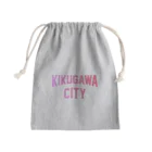 JIMOTOE Wear Local Japanの菊川市 KIKUGAWA CITY Mini Drawstring Bag