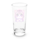 TOM24の些細な事でも興味津々アメショー”モモちゃん” Long Sized Water Glass :back