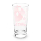 『Nothing Is Real』-- IN SUZURIのOh! It's Such A Perfectday.（赤） Long Sized Water Glass :back