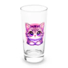TOM24の些細な事でも興味津々アメショー”モモちゃん” Long Sized Water Glass :front