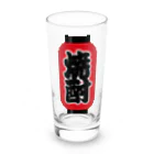 お絵かき屋さんの「焼酎」の赤ちょうちん（赤提灯） Long Sized Water Glass :front