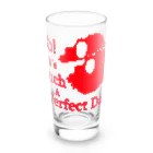 『Nothing Is Real』-- IN SUZURIのOh! It's Such A Perfectday.（赤） Long Sized Water Glass :front