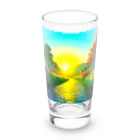 million-mindの雨に濡れた石畳 Long Sized Water Glass :front