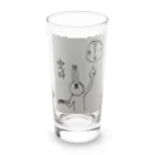 ❄️すの❄️の定時に帰りたいゆるうさ Long Sized Water Glass :front