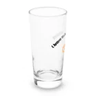 『Nothing Is Real』-- IN SUZURIの吾唯足知h.t.ショルダーアーチ橙・黒英語 Long Sized Water Glass :left