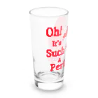 『Nothing Is Real』-- IN SUZURIのOh! It's Such A Perfectday.（赤） Long Sized Water Glass :left