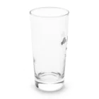 『Nothing Is Real』-- IN SUZURIの動物家紋。H.T.（桐とゾウ）黒 Long Sized Water Glass :left
