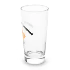 『Nothing Is Real』-- IN SUZURIの吾唯足知h.t.ショルダーアーチ橙・黒英語 Long Sized Water Glass :right
