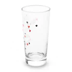 かまたクリーニング SUZURI支店の鳥になれなかったTV：画伯オリジナル Long Sized Water Glass :right