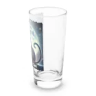 MystiCatの幻想的な猫のシルエット Long Sized Water Glass :right