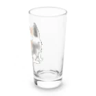 LalaHangeulの三毛猫さん ハングルデザイン  Long Sized Water Glass :right