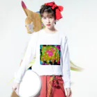 Rio's shopの会いに行く Long Sleeve T-Shirt :model wear (front)