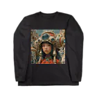 chinita_kakarの宇宙少女 Long Sleeve T-Shirt