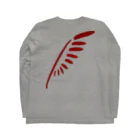 IKARUGA　斑鳩の9 バックプリント Long Sleeve T-Shirt :back
